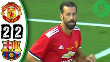 Manchester United Legends vs Barcelona Legends 2-2 - Highlights
