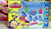 Play Doh Teletubbies Playset Mold Tinky Winky Dipsy Laa-Laa PO using playdough