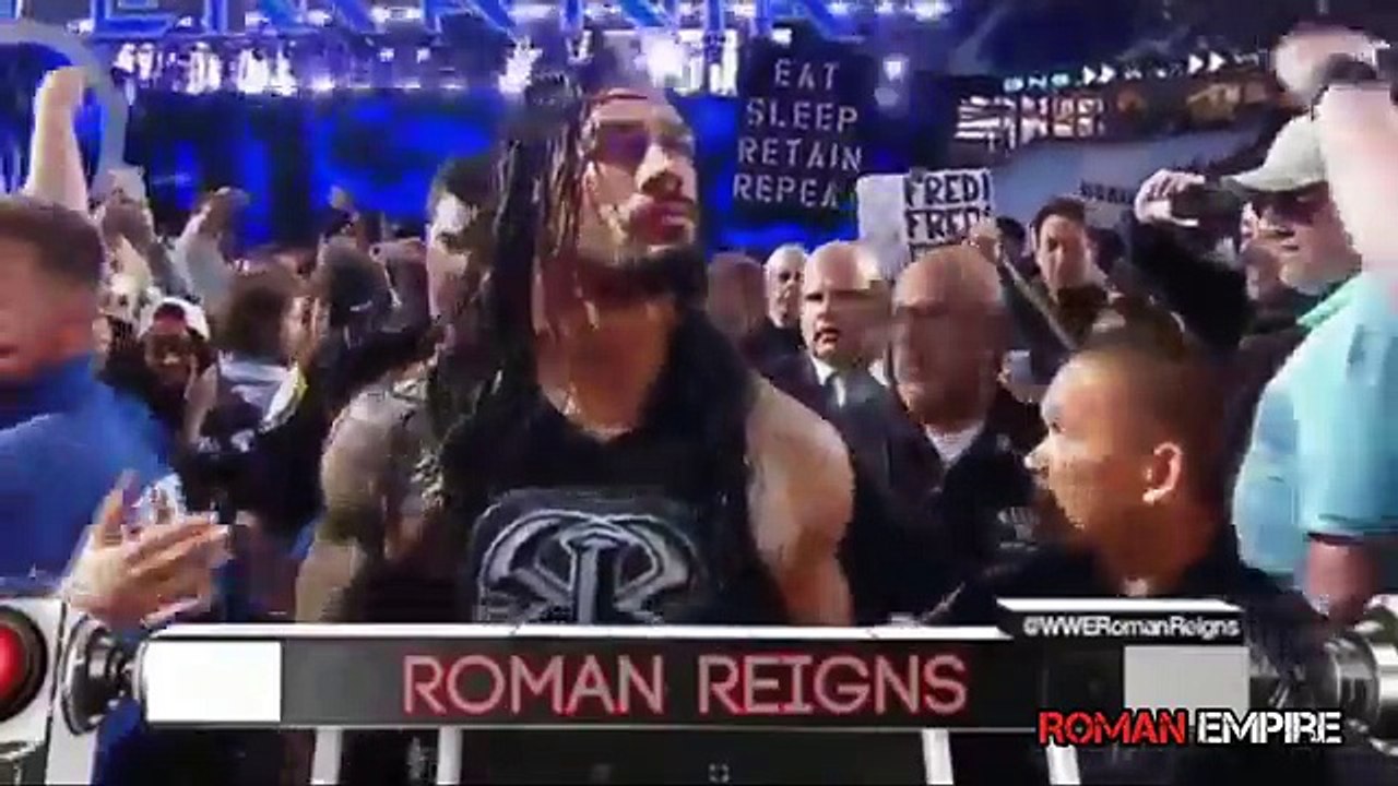 Roman Reigns vs Brock Lesnar - World Heavyweight Championship - WWE WrestleMania