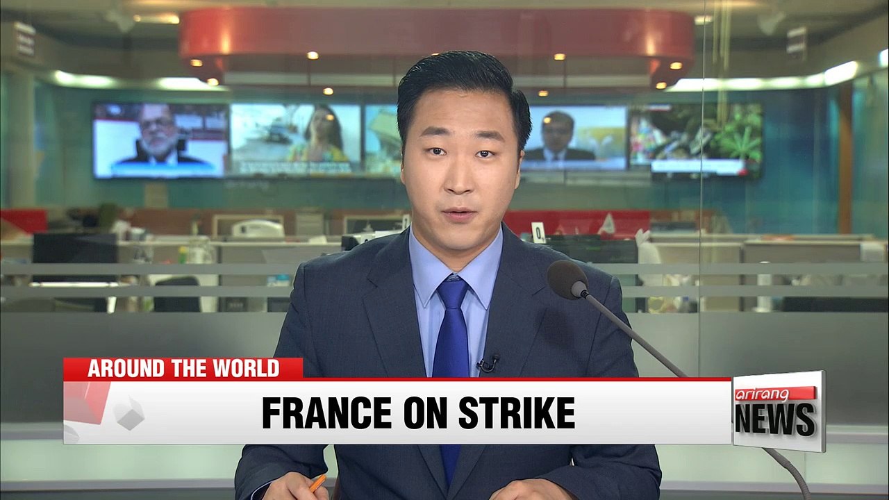 French workers protest against Macron's labor reform plan