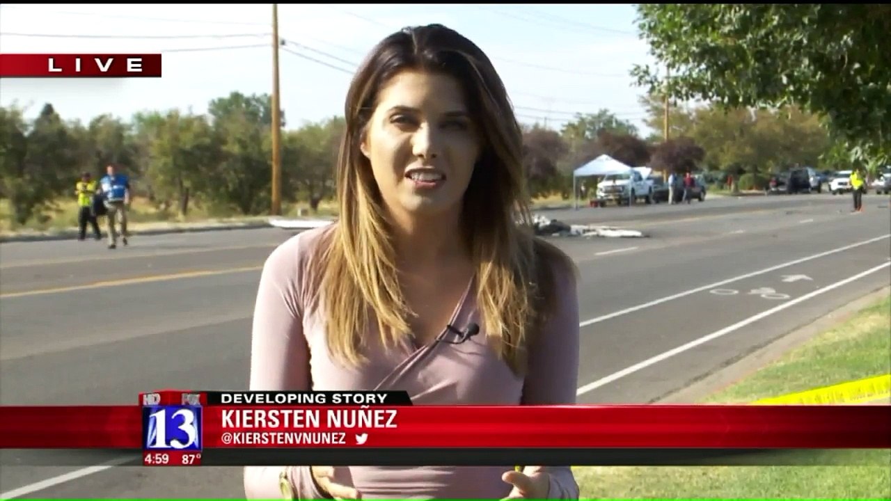 Small Plane Crashes onto Car in Utah