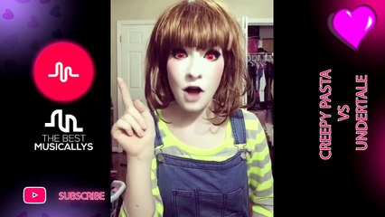 Creepypasta VS Undertale - Battle Cosplay - Musical.ly - No More Sleeping