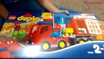 Lego Duplo Spiderman Truck Toy Unboxing and Playtime | Kids Fun Superhero Review Green Goblin