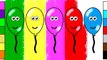Learn Colors for Kids and Color Balloon Coloring Page - Colors for Children Baby Toddlers