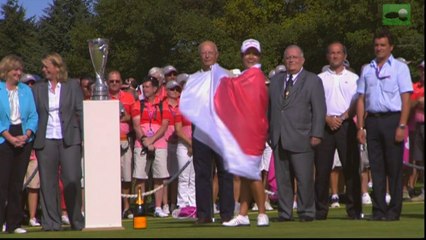 Descargar video: お疲れ様宮里藍ちゃん！LPGAエビアンマスターズ２００９　優勝！The Evian Championship 2017 lpga winner ai miyazato japanese ladies golf