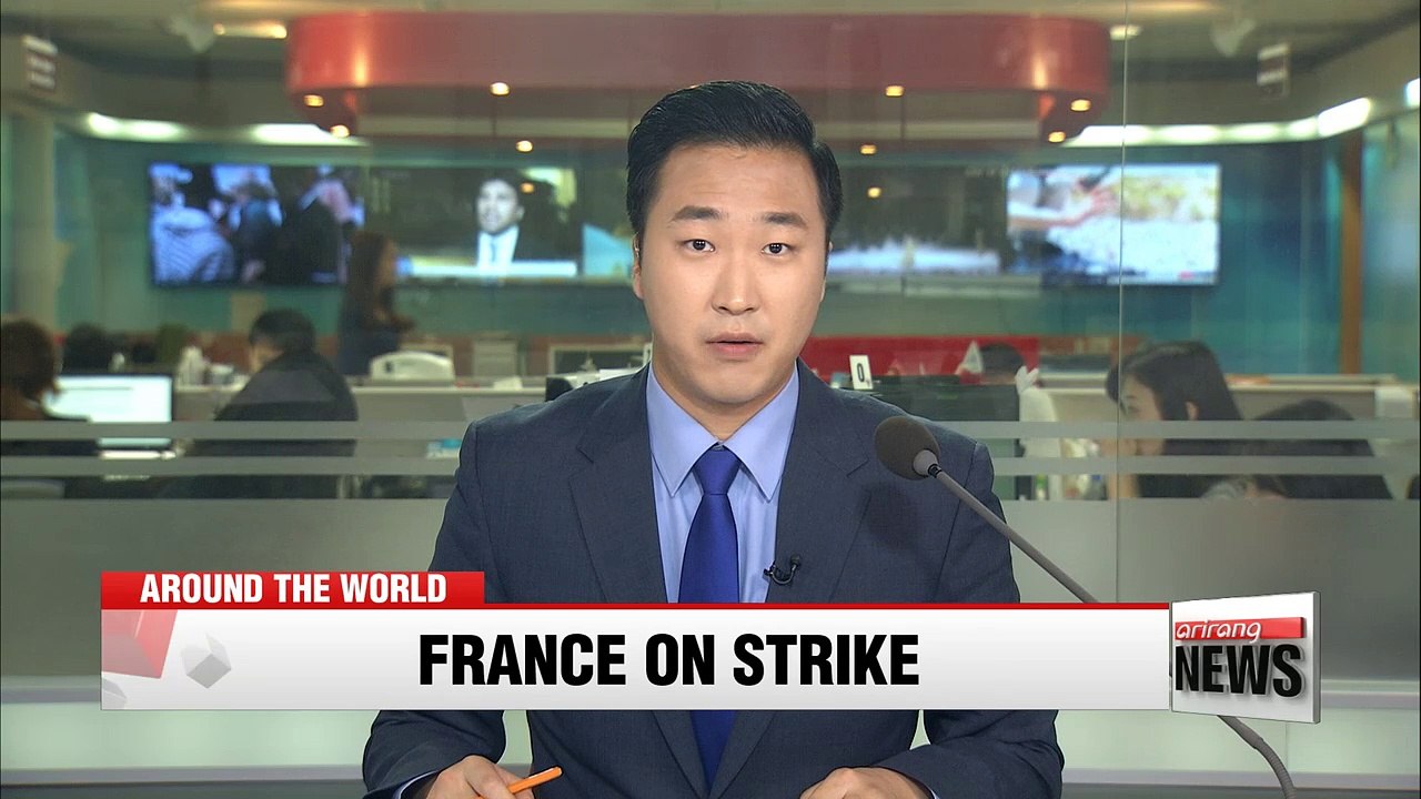French workers protest against Macron's labor reform plan