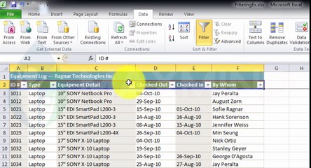 6.1 Filtering Data (MSEX)