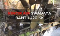 Kincir Air Swadaya Ini Bantu 420 KK