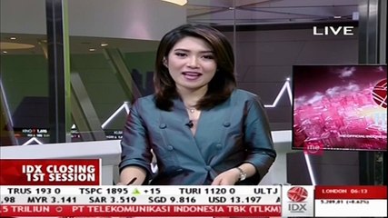 Sebelum Penutupan Perdagangan di Sesi Pertama, IHSG Menguat
