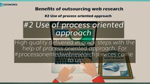 Benefits of outsourcing web research