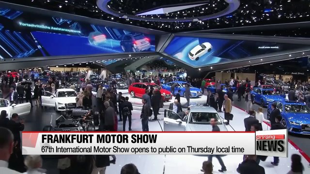 Frankfurt International Motor Show opens Thursday, Kia and Hyundai's latest offerings on display
