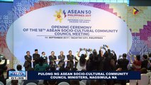 Pulong ng ASEAN Socio-Cultural Community Council Ministers, nagsimula na