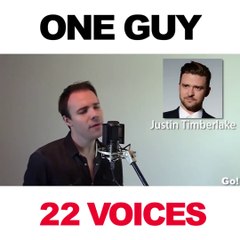 Download Video: Un gars, 22 voix... Il chante à la perfection en imitant 22 chanteurs