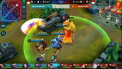 FINAL Match 1 SAINTS INDO vs E8 ELITE ESPORT + Caster Mobile Legends MSC Indonesia Tournam