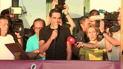 Alberto Contador se despide arropado por los vecinos de Pinto