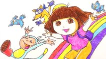 1, 2, 3… Coloriage ! | Dora l'Exploratrice | Super rainbow | Épisode entier | NICKELODEON JUNIOR