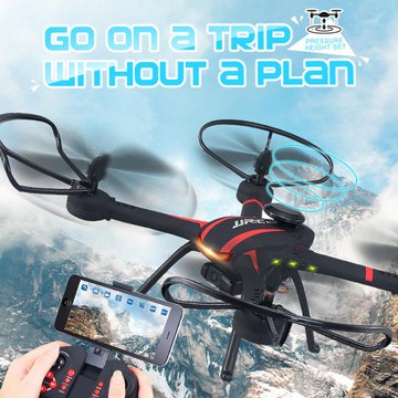 JJRC H11WH 2.4G 4CH 6-axis Gyro 2.0MP HD Camera WiFi FPV RC Quadcopter RTF