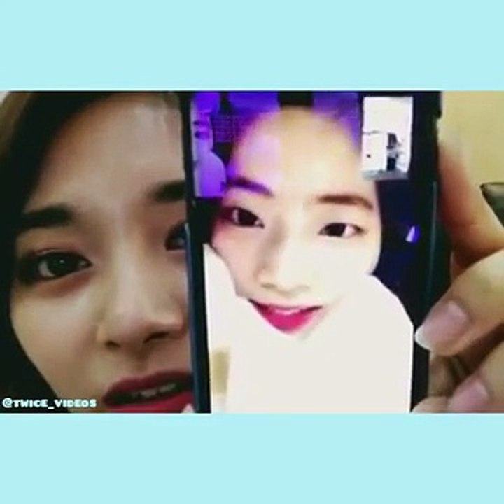 【TWICE】可愛すぎるダヒョンとツウィのビデオ通話！！