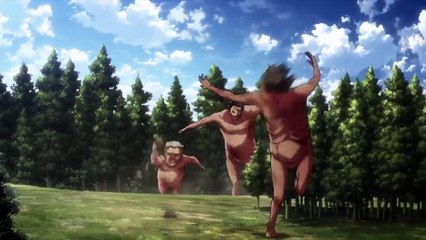 Shingeki no Kyojin Season 2 / 進撃の巨人Season 2　ミケの戦闘＆死亡シーン【グロ注意！】　1話