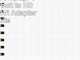 RICOV Mini DisplayPort  Thunderbolt to HDMI4K VGA DVI Adapter  White