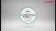 Irma : au moins 1,2 milliard d’euros de dégâts dans les Antilles françaises