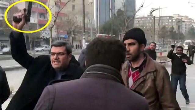 HDP'li Vekile Silah Çekip Devlet Benim Diyen Komiserin FETÖ'den Tutuklandığı Ortaya Çıktı