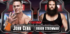 Braun stowman vs JohnCena WWE RAW12.09.17 WRESTING MANIA Live Match Only ON DailyMotion