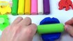 Learn Colors Play Doh Ice Cream Peppa Pig Elephant Lion Molds Fun & Creative for Kids Nurs