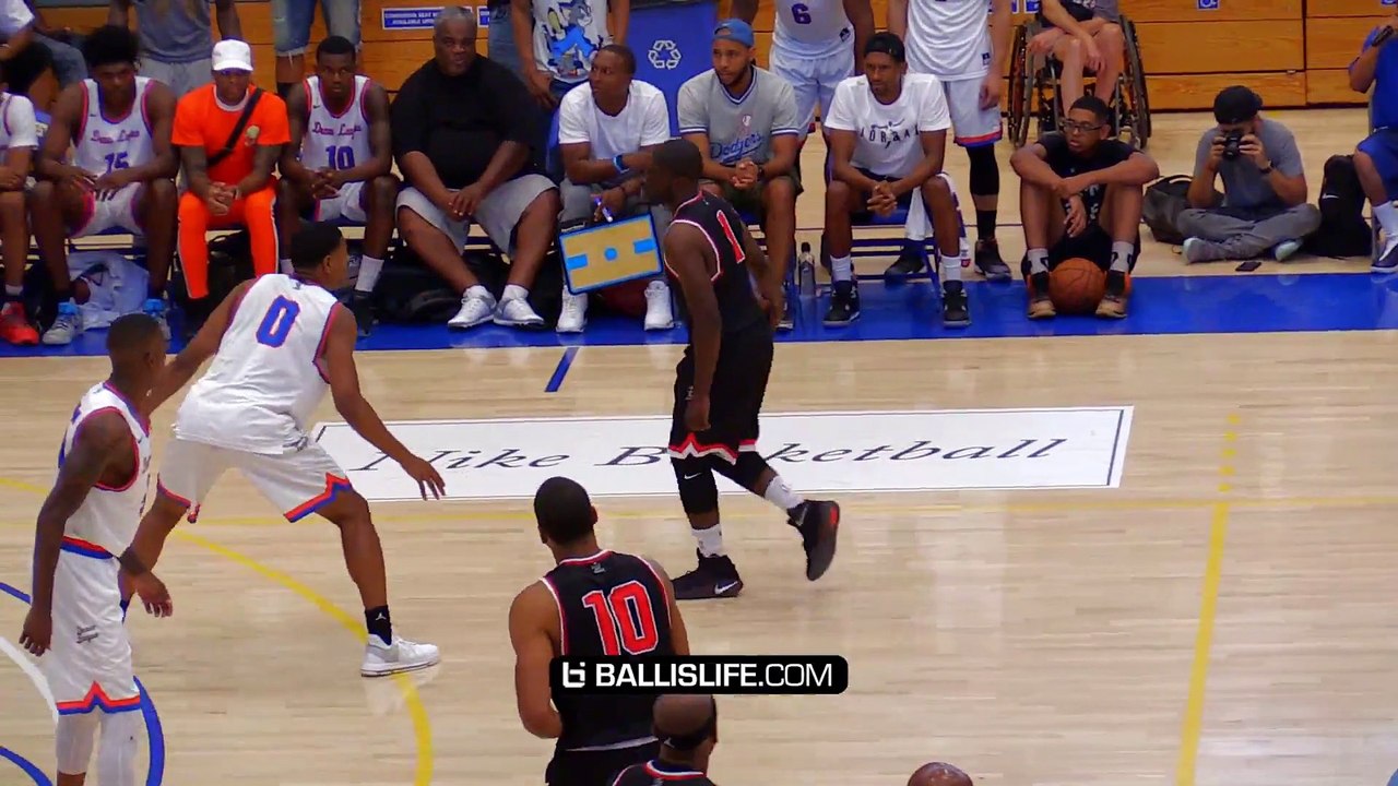 HEATED Drew League Semi-Finals!! Marvin Bagley Holds His Own vs Pros! Dorell Wright & JCraw Go OFF!