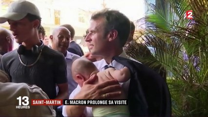 Ouragan Irma : Emmanuel Macron prolonge sa visite à Saint-Martin