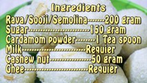 Rava ladoo recipe | How to make rava laddu recipe | suji ladoo | Diwali Special