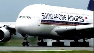 STORM !! Airbus A380 CROSSWIND Landing And Vertical Takeoffs