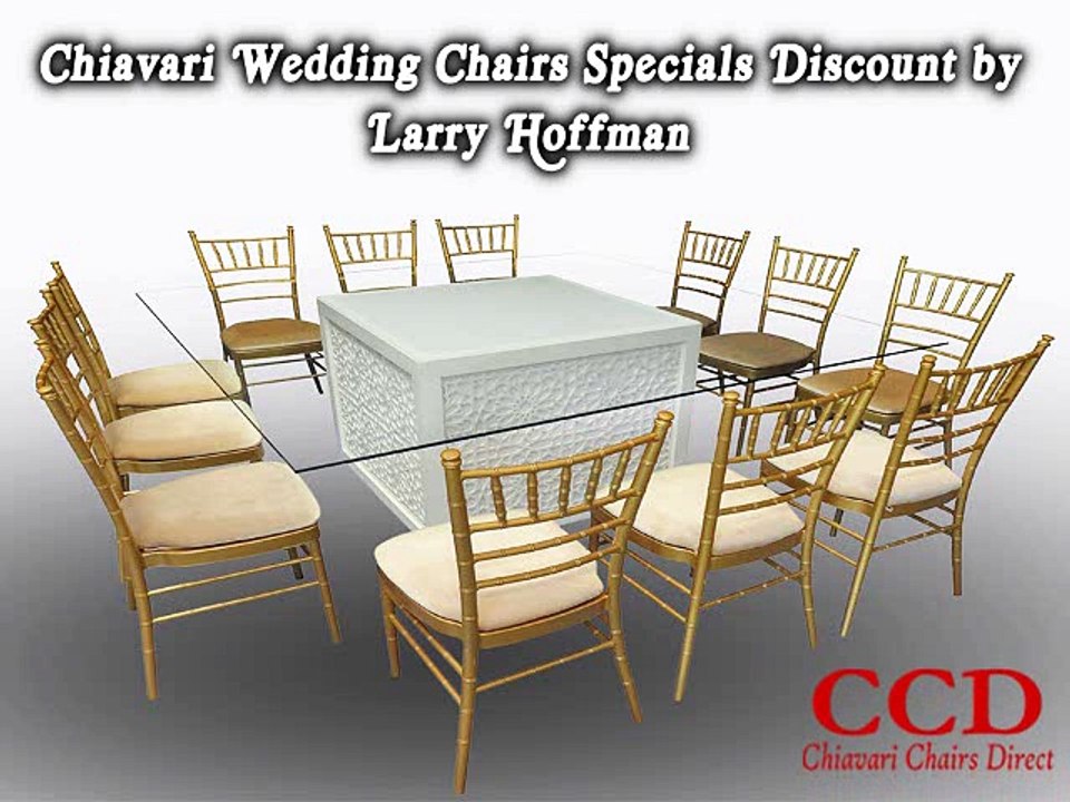 Chiavari Wedding Chairs Specials Discount by Larry Hoffman