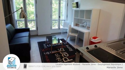 Location logement étudiant - Marseille 2ème - Easylogement République 2