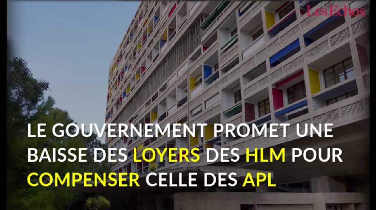 Le gouvernement promet une baisse des loyers des HLM pour compenser celle des APL
