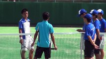 5日 テニス男子個人 シングルス 清風×秀明八千代 1