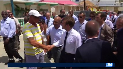 Emmanuel Macron au chevet des Antilles