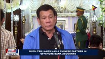 Du30: Trillanes has a Chinese partner in offshore bank accounts