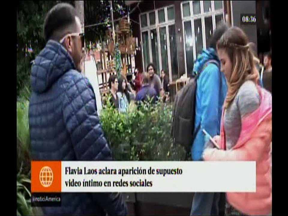 Flavia Laos aclara aparicion de supuesto video en redes sociales