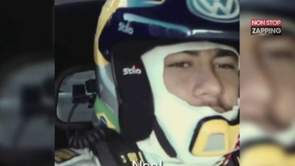 Neymar terrorisé par Sébastien Ogier, champion du monde des rallyes (Vidéo)