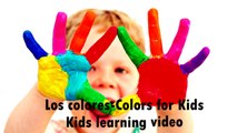 los colores,aprende los colores, español inglés,Colors for childrens and kids