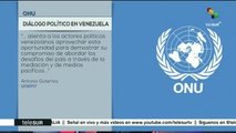 ONU respalda nueva iniciativa para diálogo en Venezuela