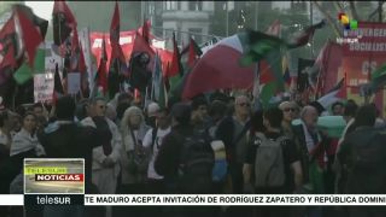 teleSUR noticias. Argentinos rechazan visita de Benjamín Netanyahu