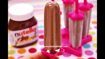 NUTELLA Popsicles Recipe! NUTELLA Fudgesicles! How To Make Ice Pops! Di Kometa-Dishin With Di #92