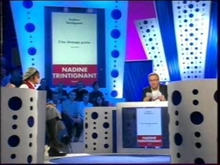 NADINE TRINTIGNANT CHEZ RUQUIER 03-11-2007