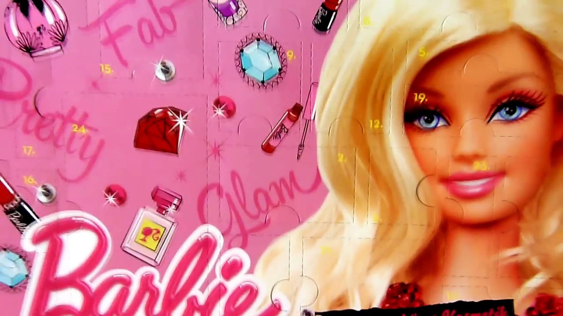 barbie cosmetic advent calendar