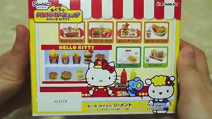 Re-ment Collection #1-Hello Kitty-Hamburger-Shop