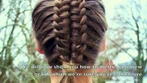 La trenza Holandés hairandnailsinspiration tutorial infinty
