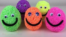 Foam Clay Smiley Face Surprise Eggs Shopkins Disney Inside Out The Good Dinosaur TMNT Toys for Kids