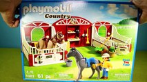 PLAYMOBIL Childrens Pony Stable and Rabbit Barn Playset - Fun Toys For Kids